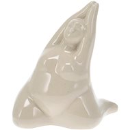 H&L Yoga kneeling statue, 9 cm, beige - Decoration