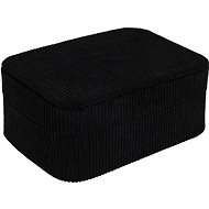 H&L Jewellery box with mirror, 19cm, black - Jewellery Box