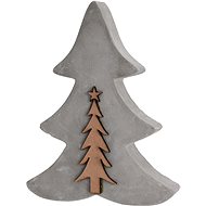 H&L Christmas decoration - grey tree, 20 cm - Christmas Decoration