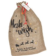 H&L Pytel na vánoční dárky 46cm, make a wish - Gift Wrapping