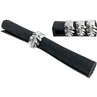 H&L Sada prstenů na ubrousky 4ks, stříbrná, varianta B - Napkin Rings