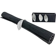 H&L Sada prstenů na ubrousky 4ks, stříbrná, varianta C - Napkin Rings