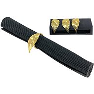 H&L Sada prstenů na ubrousky 4ks, zlatá, varianta A - Napkin Rings
