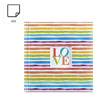 HAMA RAINBOW I memo 10 x 15 cm, for 200 photos, label box - Photo Album