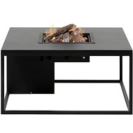 COSI- Cosiloft 100 Gas Fire Pit Table Black Frame / Black Top - Garden Table