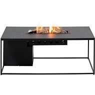 COSI- Cosi Design Line Gas Fire Pit Table Black Frame / Ceramic Top - Garden Table
