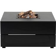 COSI Table with gas fireplace - Cosipure 100 black frame/black top - Garden Table
