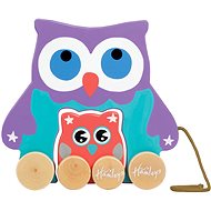 Hamleys Pulling Owl - Wooden Toy