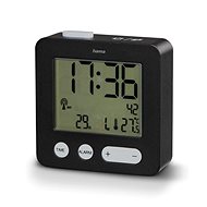 HAMA Piccolo, radio controlled alarm clock, black - Alarm Clock
