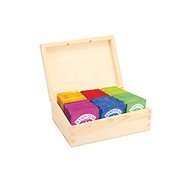 Hampstead Tea Přírodní dřevěná kazeta mix sáčkových čajů 78 ks 6 druhů - Gift Set