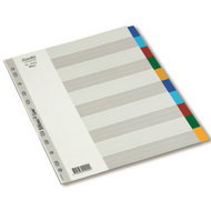 Hamelin A4, 10 pieces Bantex mix Maxi - Divider