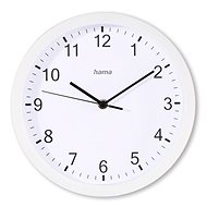 Hama Elba 25 cm, silent operation, white - Wall Clock