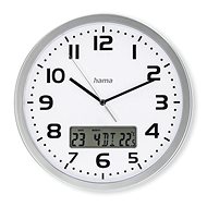 Hama Moorea diameter 30 cm, silver - Wall Clock