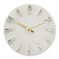 Hama Corfu diameter 30 cm, 3D numerals, silent, 20% wheat straw, beige - Wall Clock
