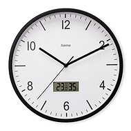 Hama Lanzarote 35 cm, silent, black - Wall Clock