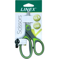 LINEX 12.5 cm, green-grey - Children’s Scissors