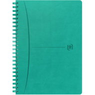 OXFORD Signature A5, 80 sheets, lined, green - Journal