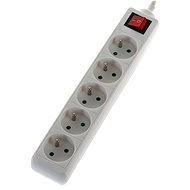 WowME Extension Lead 230V 5x sockets, 3m with Switch - Extension Cable