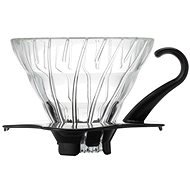 Hario Dripper V60-01, skleněný, černý - Drip Coffee Maker