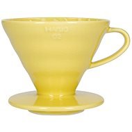 Hario Dripper V60-02, keramický, žlutý - Drip Coffee Maker