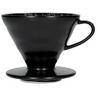 Hario Dripper V60-02, keramický, matný čierny - Prekvapkávací kávovar