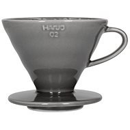 Hario Dripper V60-02, kerámia, szürke - Filteres kávéfőző