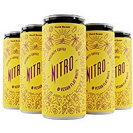 Hard Beans Nitro Flat White: Coffee with Oat Milk and Nitrogen 5×200ml - Coffee