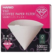 Hario Papierfilter V60-02 (VCF-02-100W), weiß, 100 Stück, BOX - Kaffeefilter