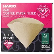 Hario Misarashi Papierfilter V60-02, ungebleicht, 100 Stück, BOX - Kaffeefilter