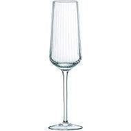 HARRACHOV 1712 Visual Champagne Glass, Hand-Blown Czech Crystal, 260ml, 2pcs - Glass