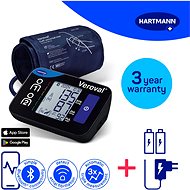HARTMANN Veroval Compact + Connect mit AFIB und Bluetooth-Anschluss + Adapter (Set), 3 Jahre Garanti - Blutdruckmessgerät