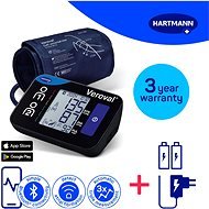 HARTMANN Veroval Compact + Connect, AFIB és Bluetooth csatlakozás + adapter (szett), 3 év garancia - Vérnyomásmérő