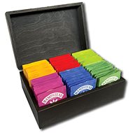 Hampstead Tea luxury black wooden cassette mix of bagged organic teas 78pcs - 6 types - Tea