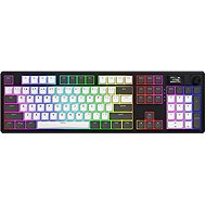 Hator Skyfall 100 PRO wireless, weiß-schwarz - US - Gaming-Tastatur