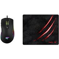 Gamenote MS1007CM herní myš + podložka, černá - Gaming Mouse