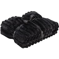 H&L Blanket RIBBED JUMBO 130 × 150 cm, grey - Blanket