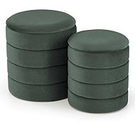 Halmar Chase Stool, dark green - Ottoman