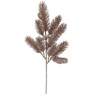 H&L Christmas decoration - pine branch, gold, 37 cm - Artificial Flower