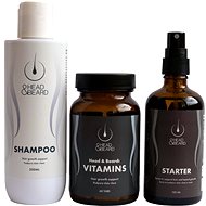 Head and Beard Sada na růst vlasů 3ks - Haircare Set