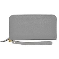 Hightler Mightypurse iPhone Charging Wallet Lizard Gray - Phone Case