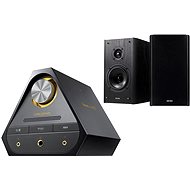 Creative Sound Blaster X 7 + E-MU XM7 Bookshelf Speakers - Set