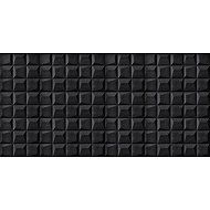 HCS deco 3D self-adhesive wall panels, black cubes, leatherette - Self-Adhesive Wall Tiles