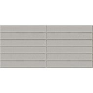 HCS deco 3D self-adhesive wall panels, grey stripes, leatherette - Self-Adhesive Wall Tiles