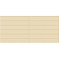 HCS deco 3D self-adhesive wall panels, vanilla stripes, leatherette - Self-Adhesive Wall Tiles