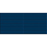 HCS deco 3D self-adhesive wall panels, blue stripes, velvet / velvet - Self-Adhesive Wall Tiles