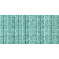 HCS deco 3D self-adhesive wall panels, mint cubes, velvet / velvet - Self-Adhesive Wall Tiles