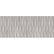 HCS deco 3D self-adhesive wall panels, grey brick, velvet / velvet - Self-Adhesive Wall Tiles