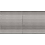 HCS deco 3D self-adhesive wall panels, grey mini stripes, velvet / velvet - Self-Adhesive Wall Tiles