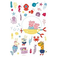 Samolepicí dekorace PEPPA PIG SEA DK1649, 42,5 x 65 cm - Self-Adhesive Decoration