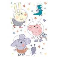 Samolepicí dekorace PEPPA PIG SPACE DK1651, 42,5 x 65 cm - Self-Adhesive Decoration